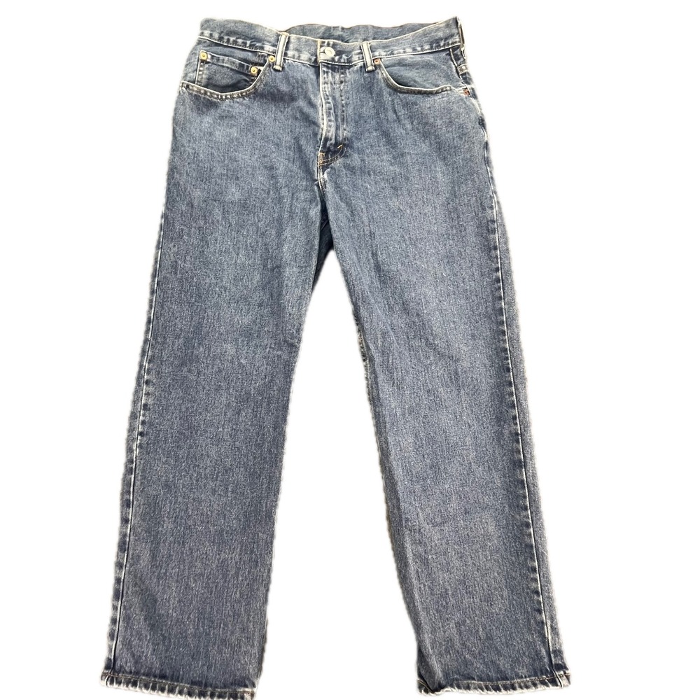 Levi Strauss 550 Mens Jeans Size 34x30 Blue Denim Relaxed Fit Straight‎ Leg